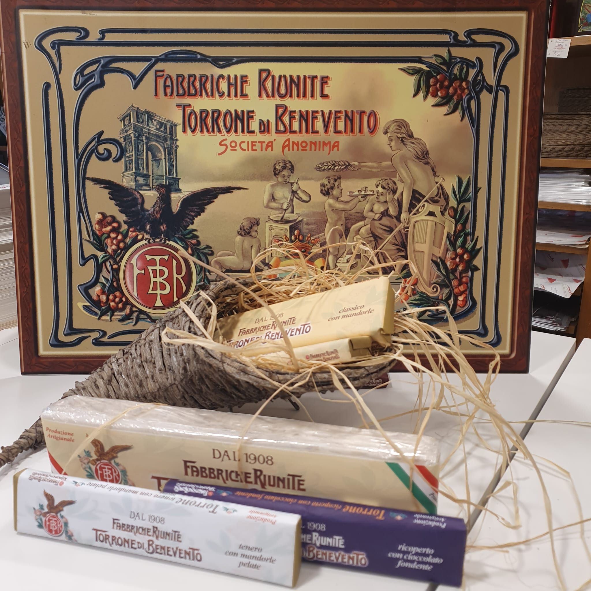 foto del tipico torrone di Benevento